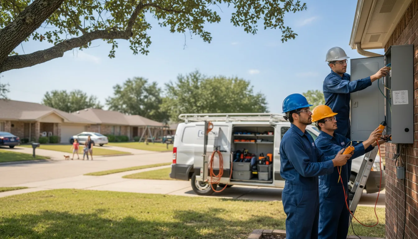 Certified electrician providing emergency electrical services in Bay City, WI